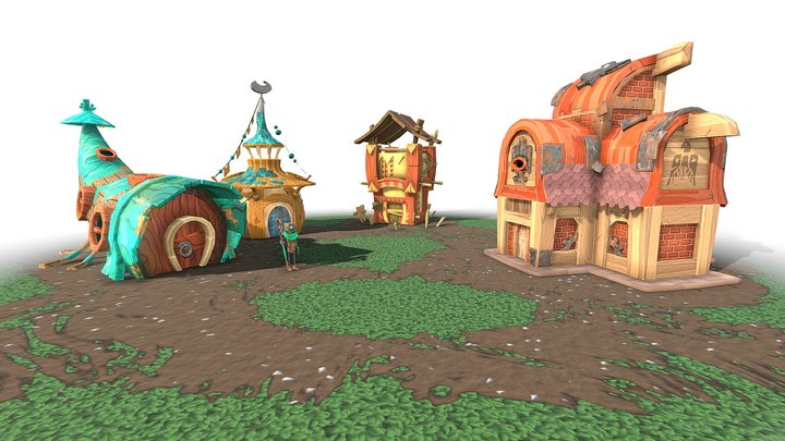 Traveler Outpost - University Assignment 3D Model
