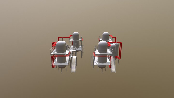 Media Storage und Supply 3D Model