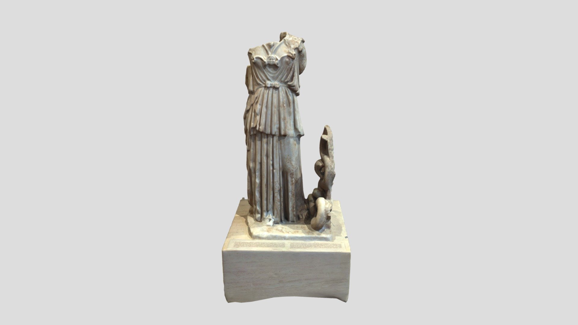 Miniature Athena Parthenos Statuette - Download Free 3D model by