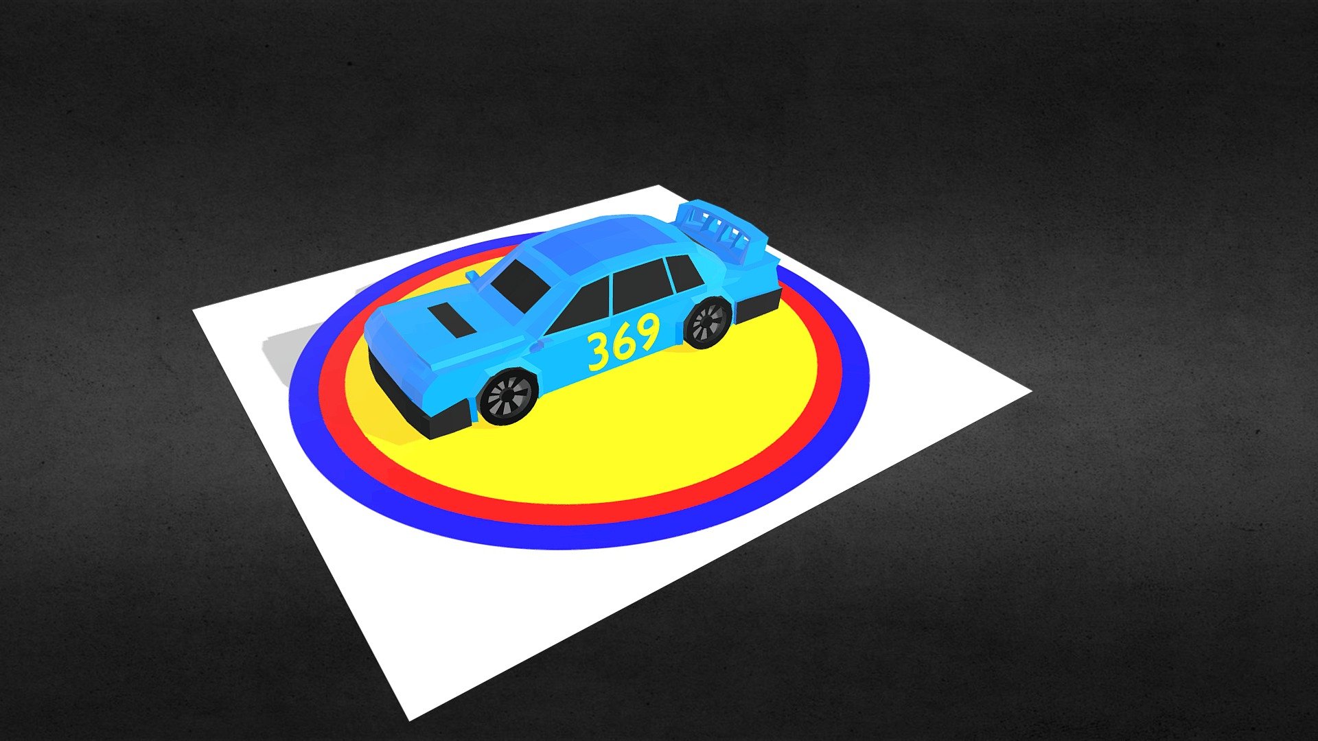 Lowpoly Mustang 369