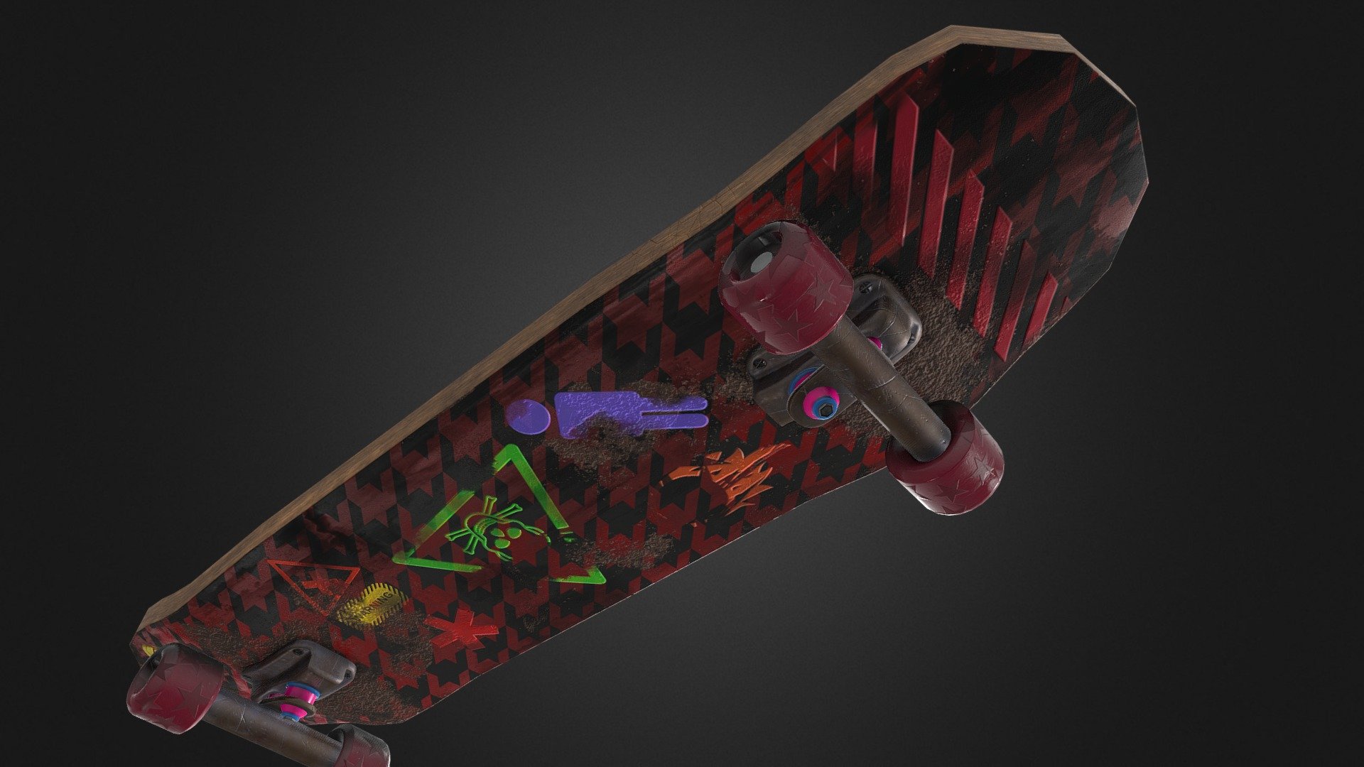 Skateboard Practice 3D model by savscarlett [5a744d8] Sketchfab