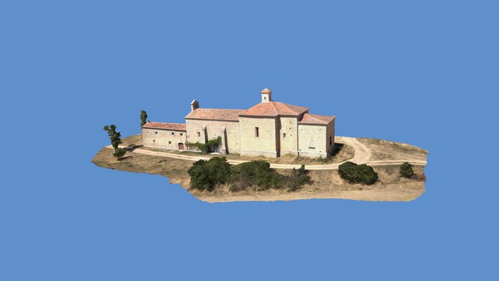 Ermita Virgen de Quintanares. Guadalajara-Spain. 3D Model