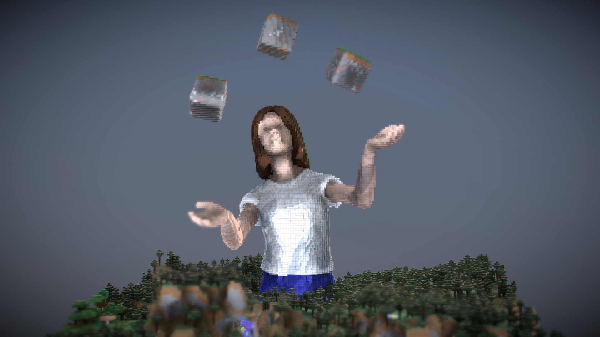 That's Why I Love Minecraft - Juggling Blocks - 3D model by ...