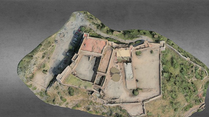 CASTELL DE MIRAVET 3D Model