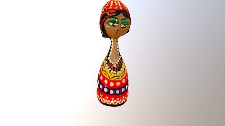 Afrikanische Frau 3D Model