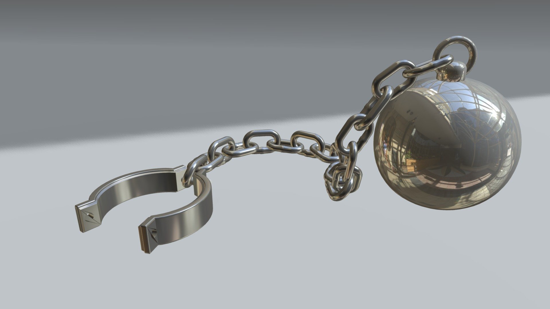 Ball and Chain - Buy Royalty Free 3D model by walkermd [5a77311 ...