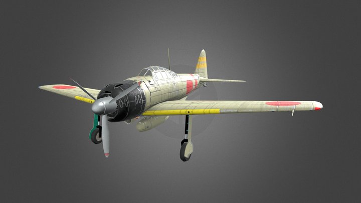 A6M3 零式艦上戦闘機三二型 3D Model