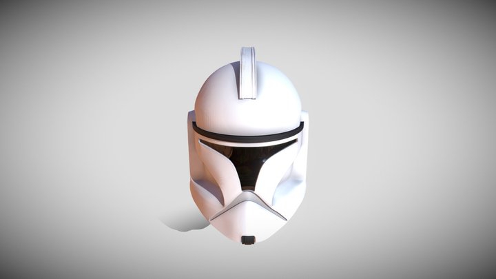 Clonetrooper Phase 1 helmet 3D Model