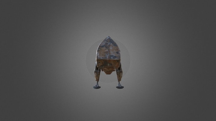 Robot T-Rex Idle 3D Model