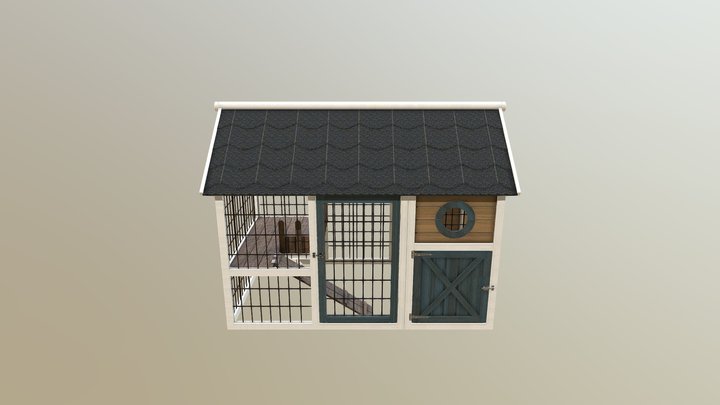 Chicken coop 3D Model