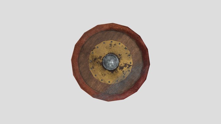 Escudo Vikingo 3D Model