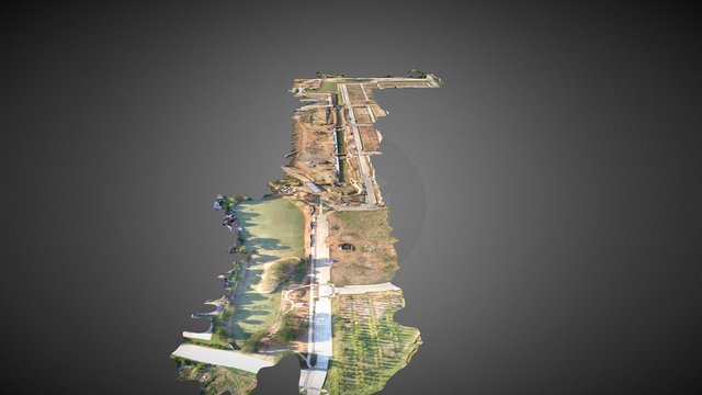 Riverwalk LOMR 3D Model
