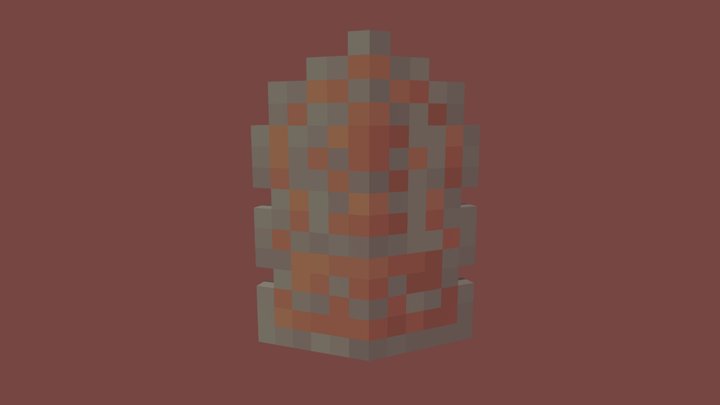 Lacquered Leather Shield 3D Model