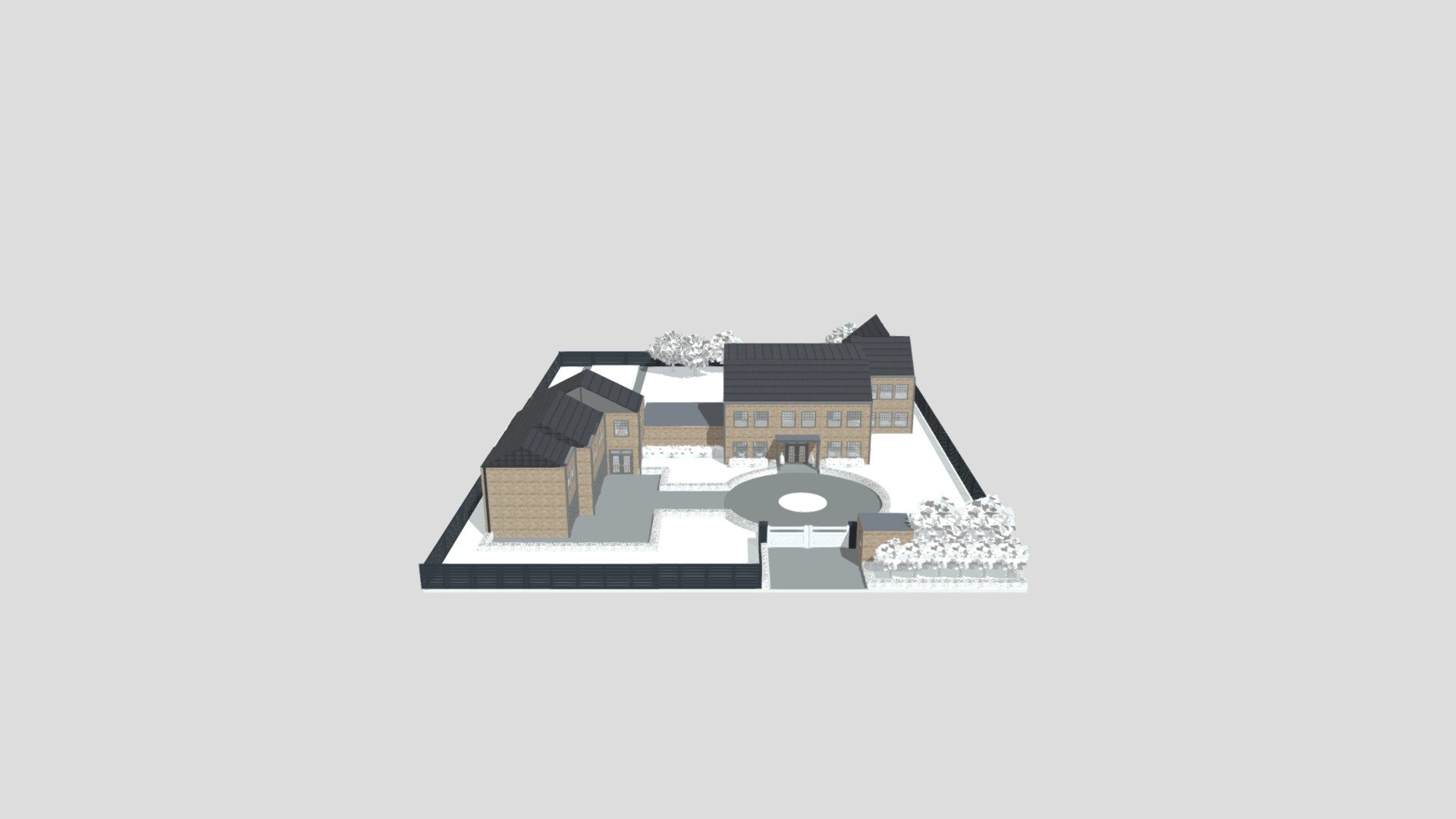 Country Mansion with owners companies offices