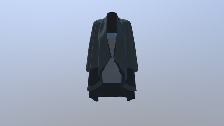 Waterfall Jacket 3D Model