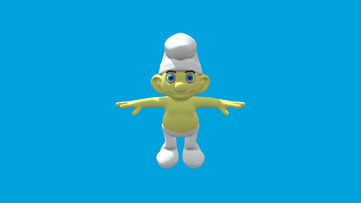 Smurf Tema 16 3D Model
