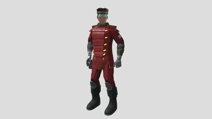 Captain_GameRes 3D Model