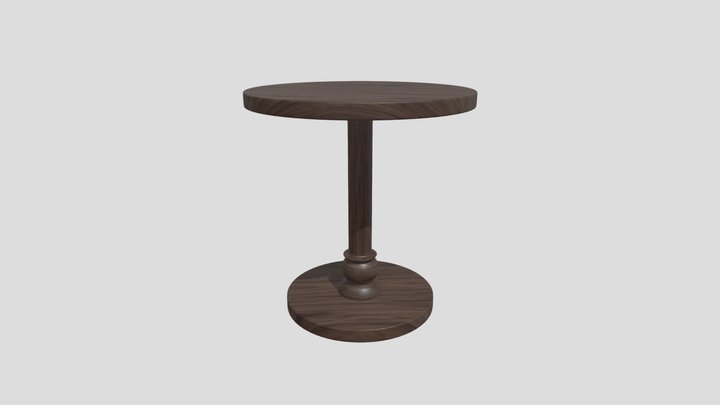 WOODEN TABLE 3D Model