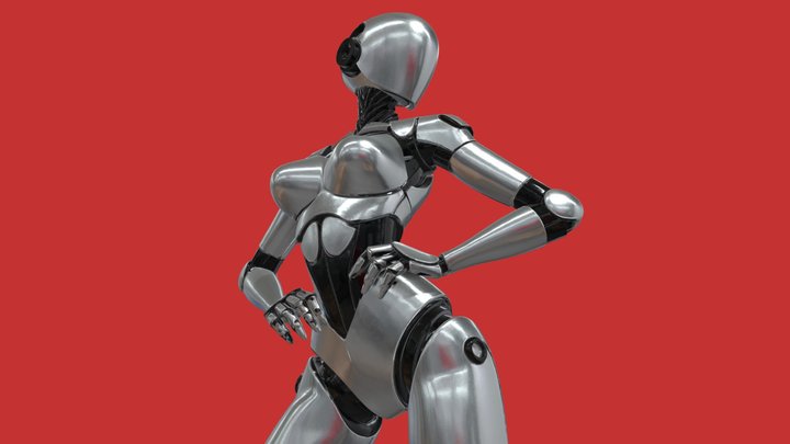 Seх toy robotic girl №23 3D Model