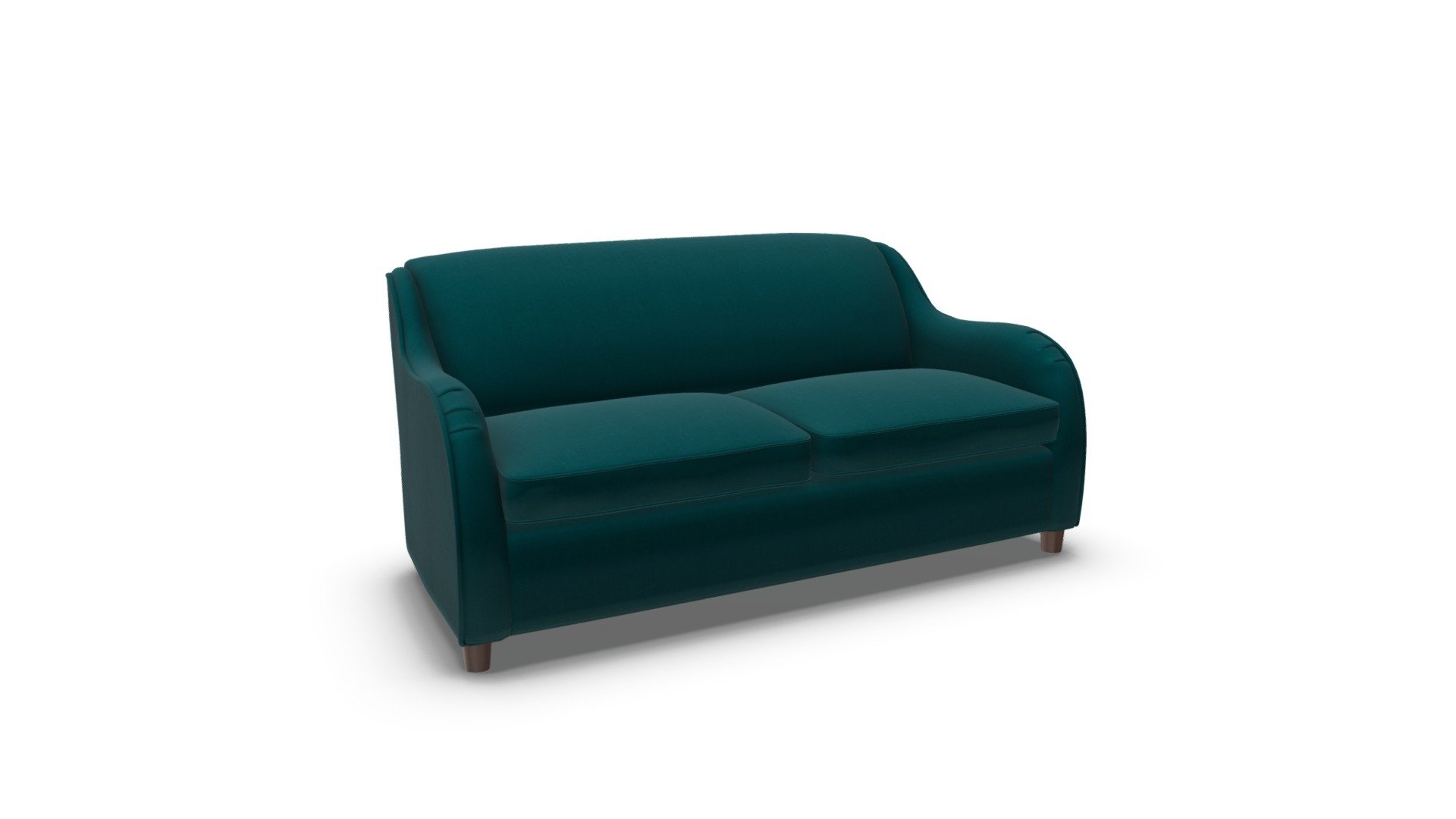 Helena Sofabed, Plush Mallard Velvet