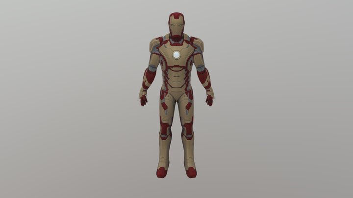 Iron-man-mark-42 3D Model