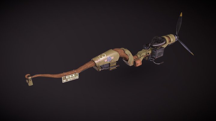 War of the Wicked - WW2 Broom 3D Model