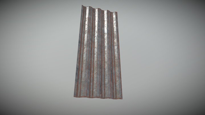 Corrugated Metal Sheets Rusted 3D Model $49 - .max .obj .c4d - Free3D