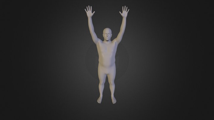 Lee- Mcqueen Reach Up Pose 3D Model