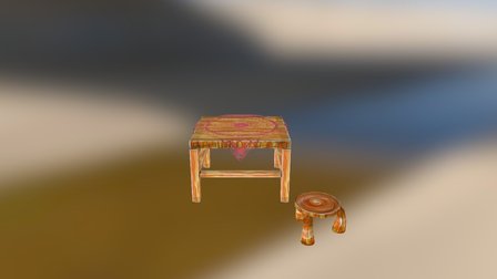 桌子練習 3D Model