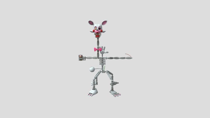 FNaF 2 Movie Mangle 3D Model
