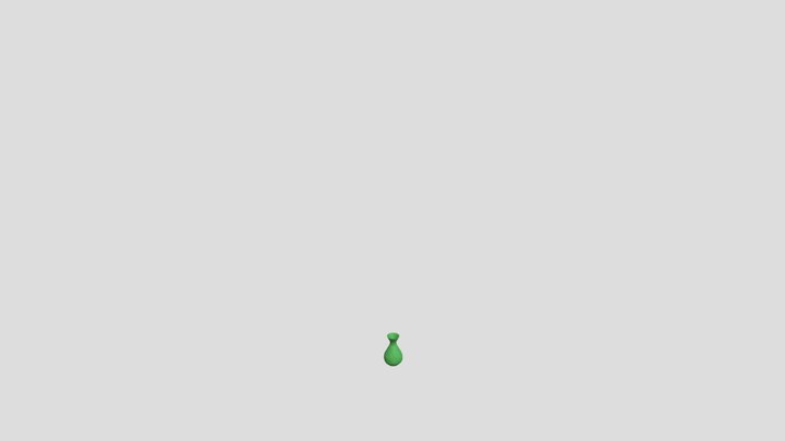Flower Vase LOW POLY 3D Model