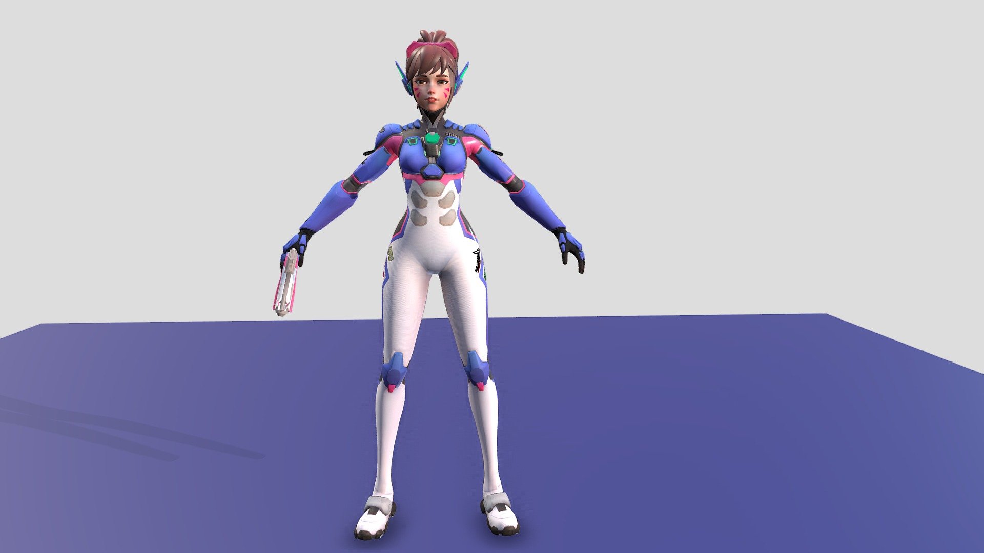 Dva overwatch 3d (93) фото