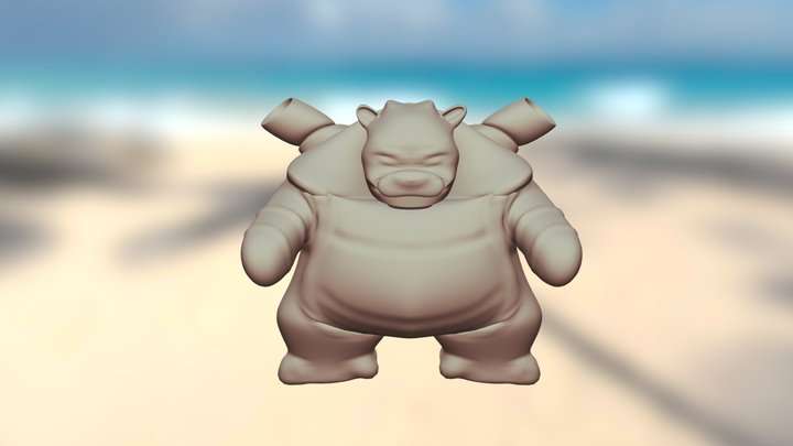 BLASTOISE 3D Model