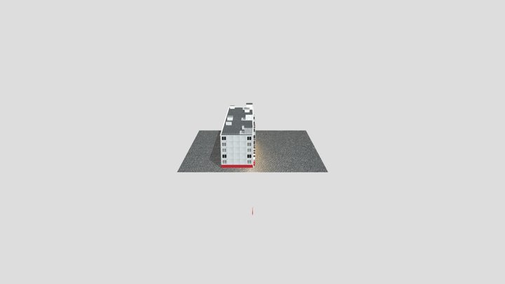 Soviet building (Khrushchevka) [Scene/model] 3D Model