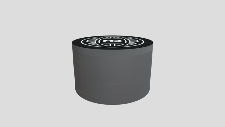 m3 Grinder Animated 3D Model