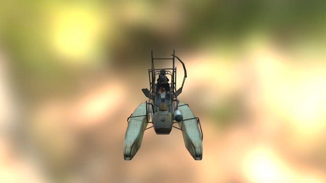 Airboat - Half Life 2 3D Model
