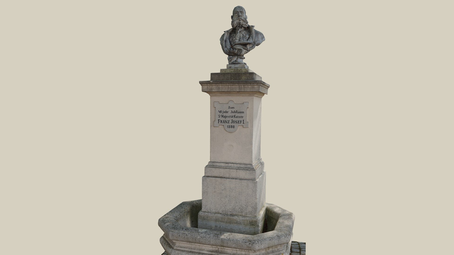 Jubiläumsbrunnen — Sketchfab embed 3D viewer