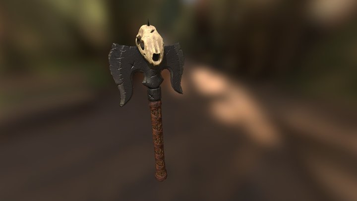 Orc axe 3D Model