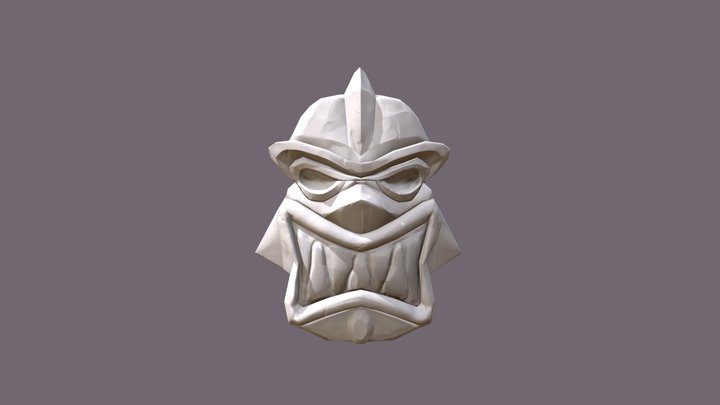 Domination Crystal Mask 3D Model