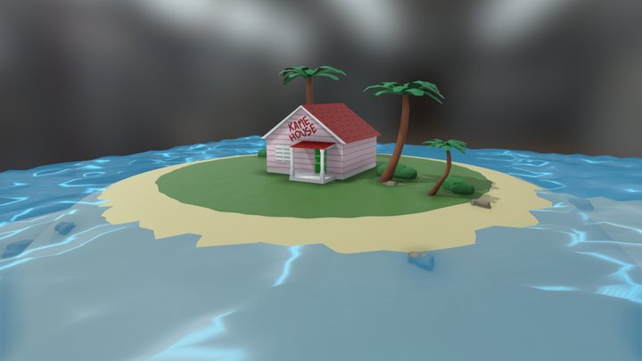 Kame House 3D Model