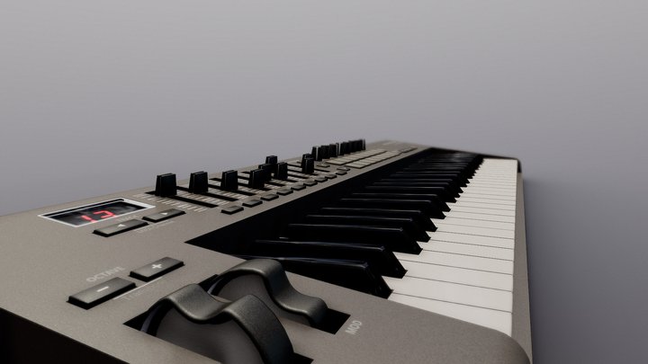 Novation Launchkey 49 3D Model