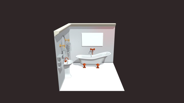 Bathroom Design 3D Model