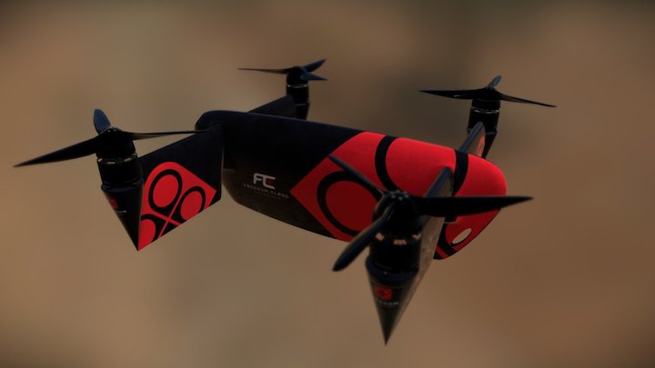Freedom Class Giant Drone 3D Model