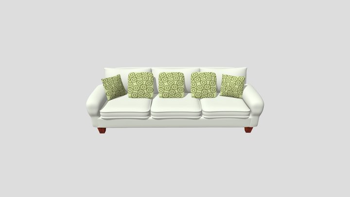large Couch 3D Model