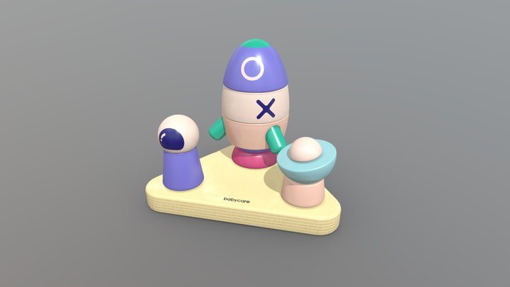 Babycare Building block 3D Model