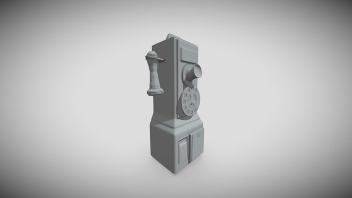 Vintage Phone 3D Model