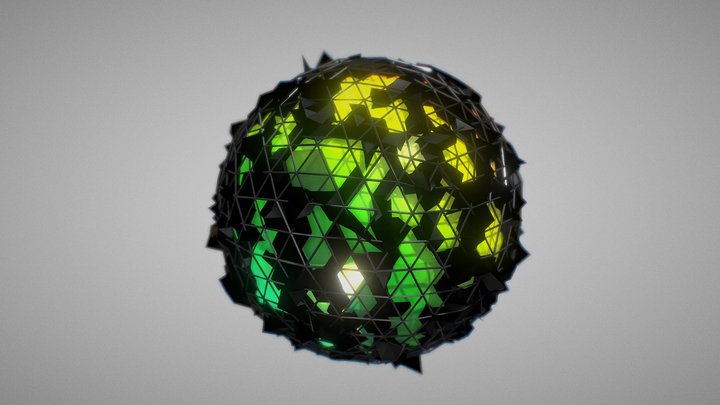 Distorted Sphere 3D Model