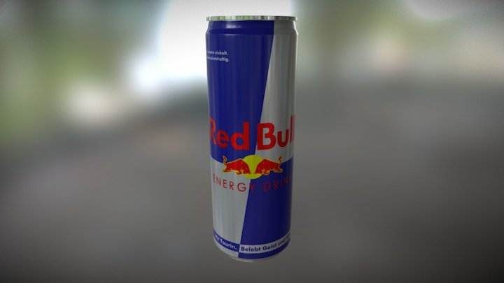 Red Bull 3D Model