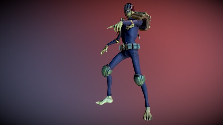 Judge Death 3D Model