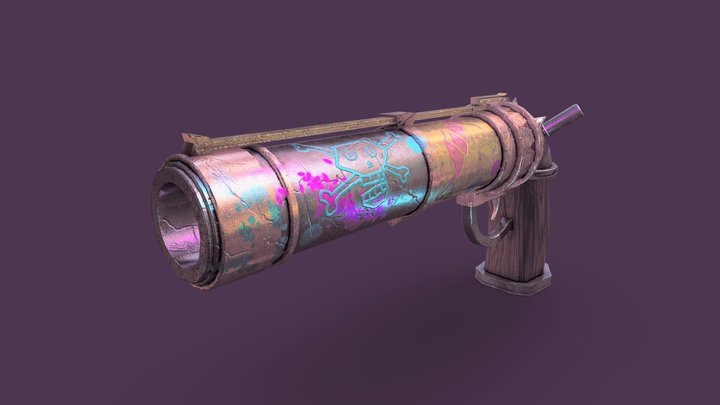 Jinx's pistol 3D Model